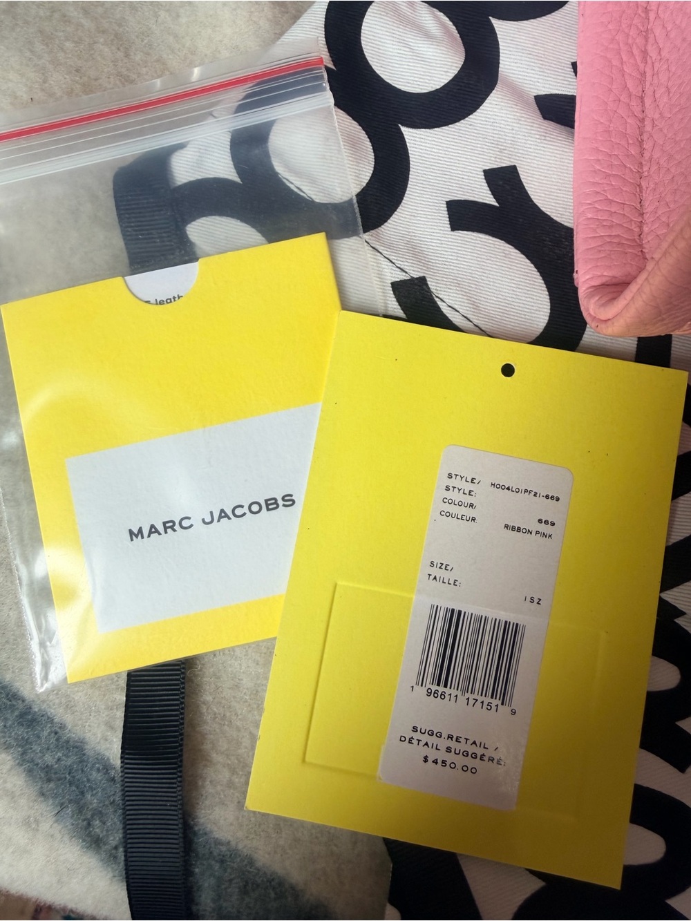 Marc Jacobs Ribbon Pink The Tote Bag (Medium) - Picture 7 of 9